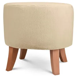 owalna-pufa-52x42-bezowa-z-futrem-drewniane-nogi-naturalne