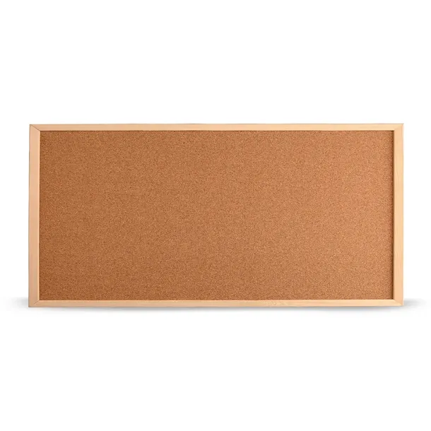 Tablica korkowa 100x200 cm w ramie z naturalnego drewna, uniwersalna