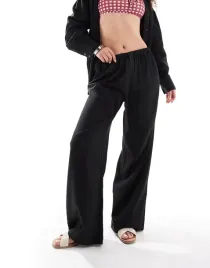 czarne-spodnie-wiazanie-b23-xl