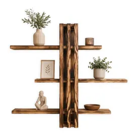 drewniana-polka-wiszaca-na-kwiaty-loft-kwietnik-scienny-opalane-drewno