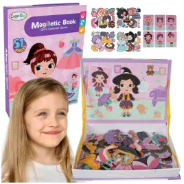 ukladanka-magnetyczna-ksiazka-puzzle-pokaz-mody-ubieranie-dziewczyn-ubranka