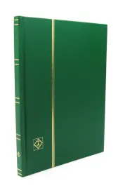 album-klaser-na-znaczki-64-czarne-strony-leuchtturm-basic-a4-zielony