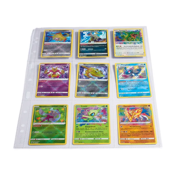 KARTY A4 NA KARTY TCG POKEMON GO YU-GI-OH - 10 SZTUK GRANDE EASY LEUCHTTURM