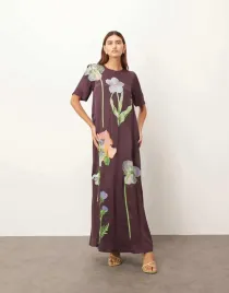 arrange-bordowa-maxi-sukienka-zdobienia-b23-xs
