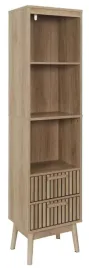 wysoka-szafka-lazienkowa-stojaca-linea-160-cm-slupek-2-szuflady-3-polki