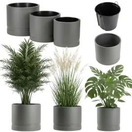 komplet-szarych-donic-ogrodowych-plastikowe-z-wkladem-na-taras-balkon