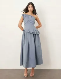 arrange-niebieska-sukienka-midi-zamek-b23-xl