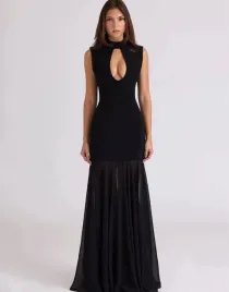 house-of-cb-czarna-maxi-sukienka-wyciecie-b23-l