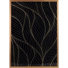 obraz-lotos4-53x73-cm-zloty-liscie