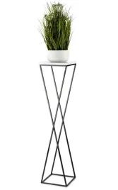 metalowy-kwietnik-czarny-bialy-mdf-stojak-100-cm