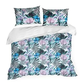komplet-poscieli-malibu-160x200-wzor-liscie-kwiaty