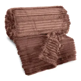 gruby-dwustronny-koc-nina-efekt-3d-150x200-cm-kawowy-cieply-miekki-narzuta