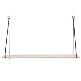 polka-drewniana-metal-scienna-minimalistyczna-wiszaca-na-zdjecia-50-cm