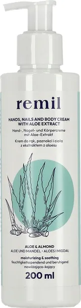Krem do pielęgnacji rąk, paznokci i ciała z pompką REIS HR-HAND-PUMP - ALO