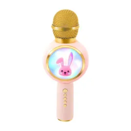 mikrofon-dla-dzieci-karaoke-na-bluetooth-bezprzewodowy-krolik-z-glosnikiem
