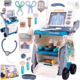 duzy-zestaw-lekarski-ekg-akcesoria-na-wozku-maly-doktor-lekarz-dla-dzieci