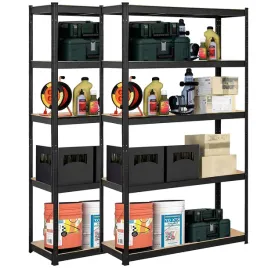 regal-magazynowy-metalowy-5-polek-szafka-180x90x40-garazu-piwnicy-875kg-x2