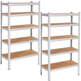 2x-regal-magazynowy-180x90x40-cm-metalowy-garazowy-wciskany-z-polkami-875kg