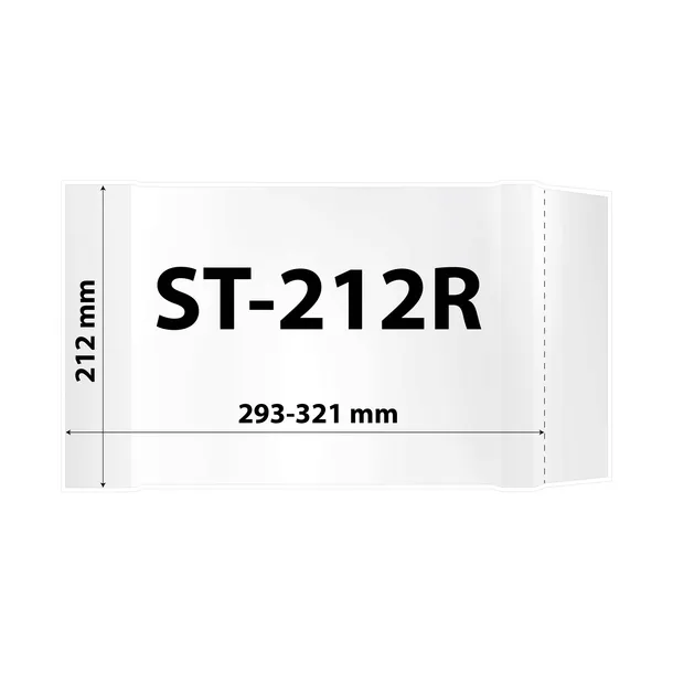 Okładka na zeszyt A5 regulowana 212mm x 293-321mm bezbarwna St.Majewski