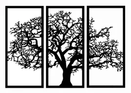 obraz-azurowy-dekoracja-scienna-panele-3d-drzewo-zycia-tryptyk-60x90cm