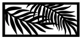 obraz-azurowy-dekoracja-scienna-3d-liscie-palma-l-panel-60x30cm