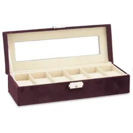 szkatulka-na-zegarki-pudelko-z-szybka-eleganckie-bordowe-na-prezent-30-x-11