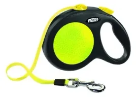 smycz-flexi-classic-tasma-roz-l-5-m-50-kg-neonowa-zolta