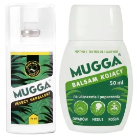 mugga-spray-deet-95-75ml-na-komary-owady-balsam-kojacy-50ml-komplet