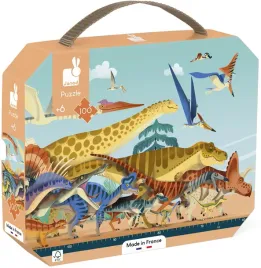 puzzle-panoramiczne-janod-dinozaury-w-walizce-100-elementow