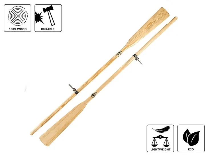 Wiosła szalupowe do łodzi + dulki John Paddle (komplet - 2 sztuki) 210 cm