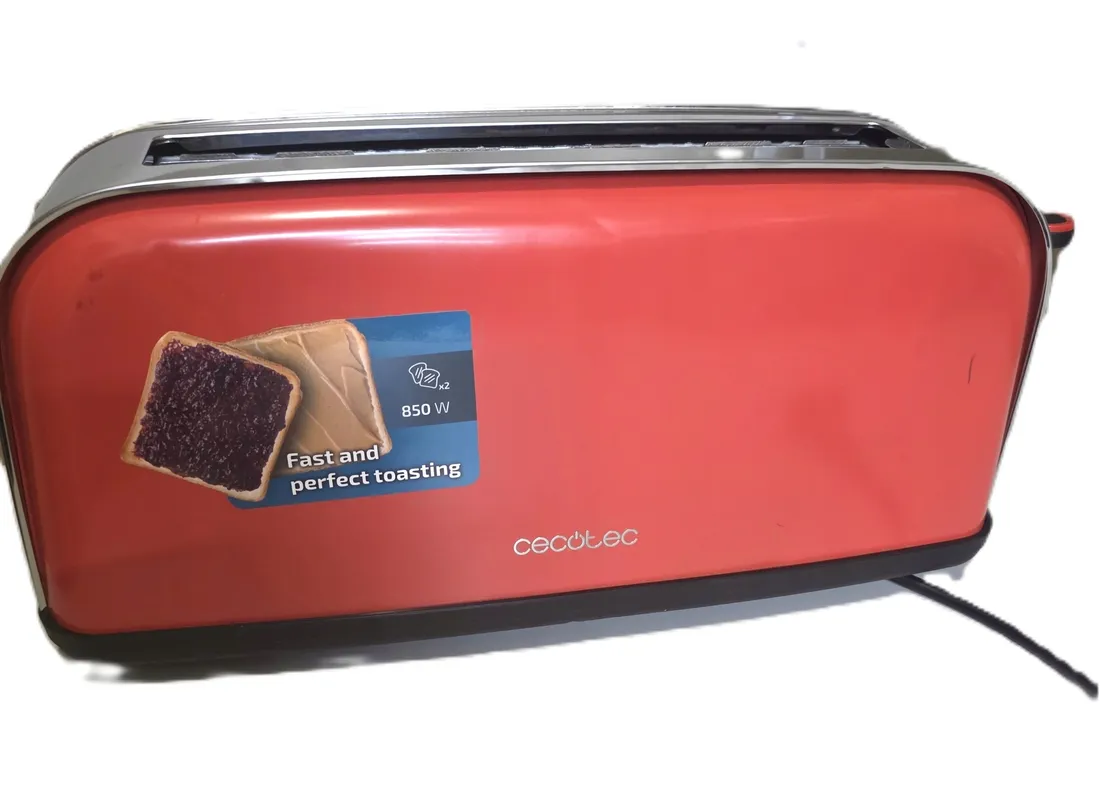 toster-cecotec-czerwony-850-w
