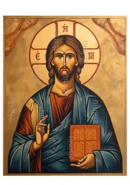 papier-ryzowy-z-wloknami-ikona-matka-boza-jezus-nr-46