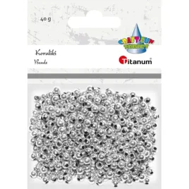 koraliki-do-nawlekania-srebrne-40g-titanum