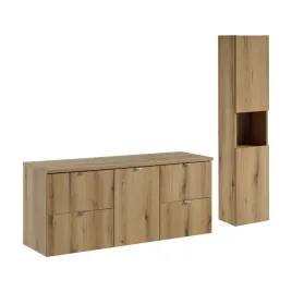 zestaw-meblowy-140cm-z-blatem-i-szafka-wysoka-nova-oak-comad