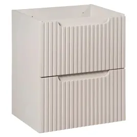 nowoczesna-szafka-pod-umywalke-50-cm-wiszaca-z-szufladami-ryflowana-bezowa