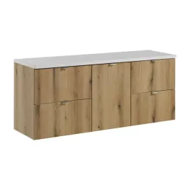 szafka-lazienkowa-wiszaca-z-koszem-na-pranie-i-blatem-bialym-140-cm