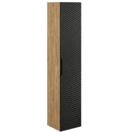 wysoki-ryflowany-slupek-lazienkowy-ocean-black-80-01-dab-olejowany-czarny