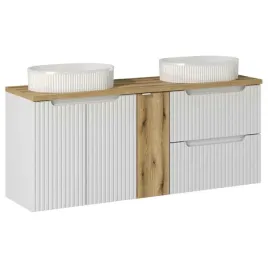 ryflowana-szafka-z-umywalka-140-cm-podwojna-umywalka-nablatowa-matowa-biala