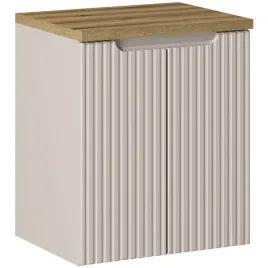 kaszmirowa-ryflowana-szafka-nova-cashmere-82-50-2d-z-blatem-50-cm-oak
