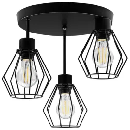 lampa-sufitowa-wiszaca-kinkiet-zyrandol-3x-e27-oprawa-loft-czarna