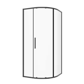 kabina-prysznicowa-kerra-solid-rps-bl-polokragla-90x195cm-szklo-czarny
