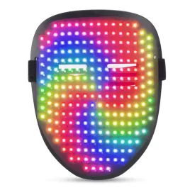 maska-led-sterowana-gestem-50-efektow-usb-c-ladowalna-halloween-cosplay