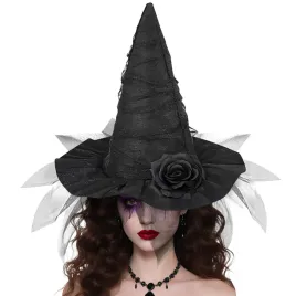 kapelusz-czarownicy-czarny-koronkowy-19-cm-halloween-damski-cosplay