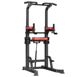 drazek-stacjonarny-power-tower-stopien-dip-150-kg-czarny-premium-silownia