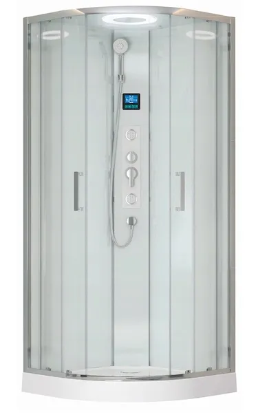 Kabina prysznicowa z hydromasażem 90x90 cm Kerra ORION (Biała)