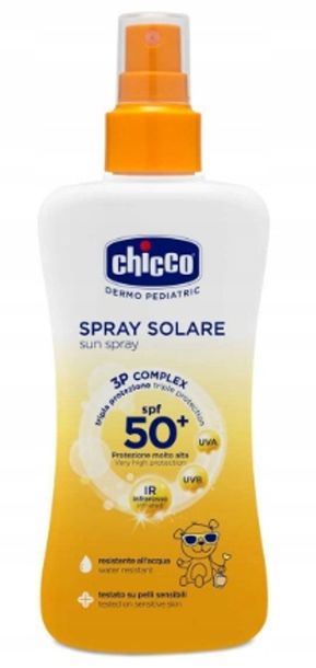 CHICCO Spray do opalania OCHRONA SPF 50+ 150ml 12m