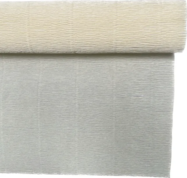 Krepina krepa włoska 180 g bibuła marszczona nr. 17A1 kremowa ecru