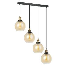 lampa-wiszaca-na-listwie-4xe27-szklane-bursztynowe-klosze-kule-italux