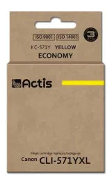 tusz-actis-kc-571y-zamiennik-canon-cli-571y-standard-12-ml-zolty