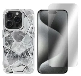 etui-do-iphone-16-pro-case-obudowa-geometryczne-3d-twinki-srebrne-i-szklo